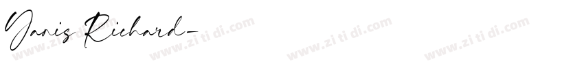 Yanis Richard字体转换